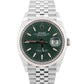 MINT 2024 Rolex DateJust 36 MINT GREEN Stainless Steel Jubilee 18K 126234 Watch
