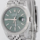 MINT 2024 Rolex DateJust 36 MINT GREEN Stainless Steel Jubilee 18K 126234 Watch