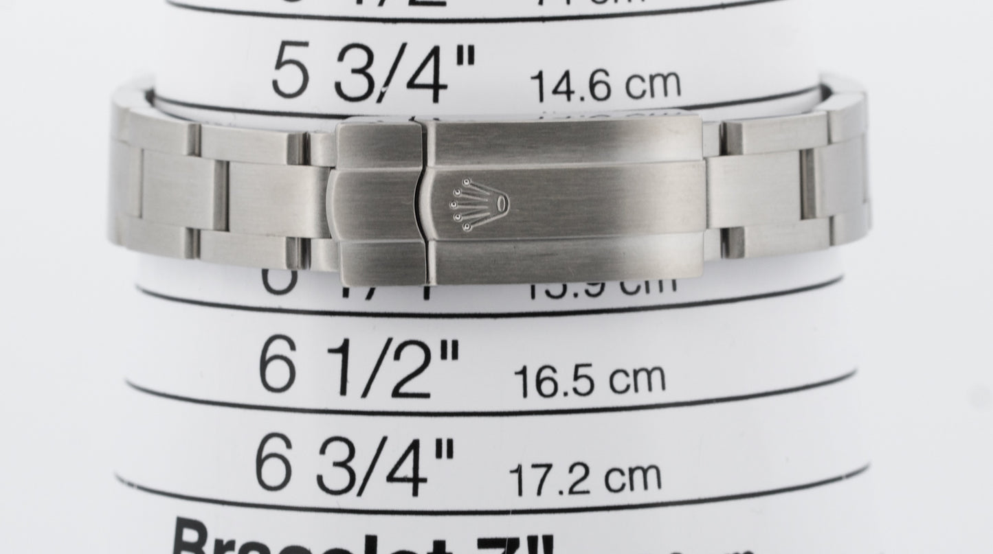 Ladies Rolex Oyster Perpetual OLIVE GREEN 26mm Stainless Steel Watch 176200