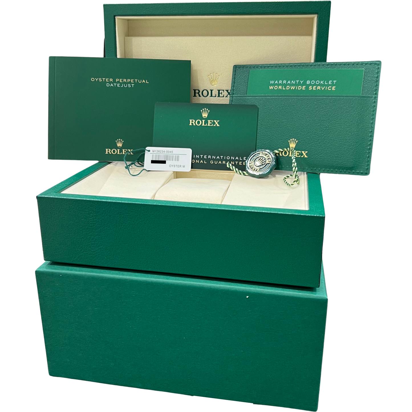 NEW JUNE 2025 PAPERS Rolex DateJust 36mm Wimbledon Jubilee Grey Watch 126234 BOX