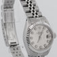 Ladies Rolex DateJust 26mm SILVER DIAMOND 18K Gold Stainless Fluted 6917 BOX