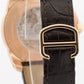 Men's Cartier Calibre IVORY ROMAN 42mm 18K Rose Gold Leather 3300 / W7100009