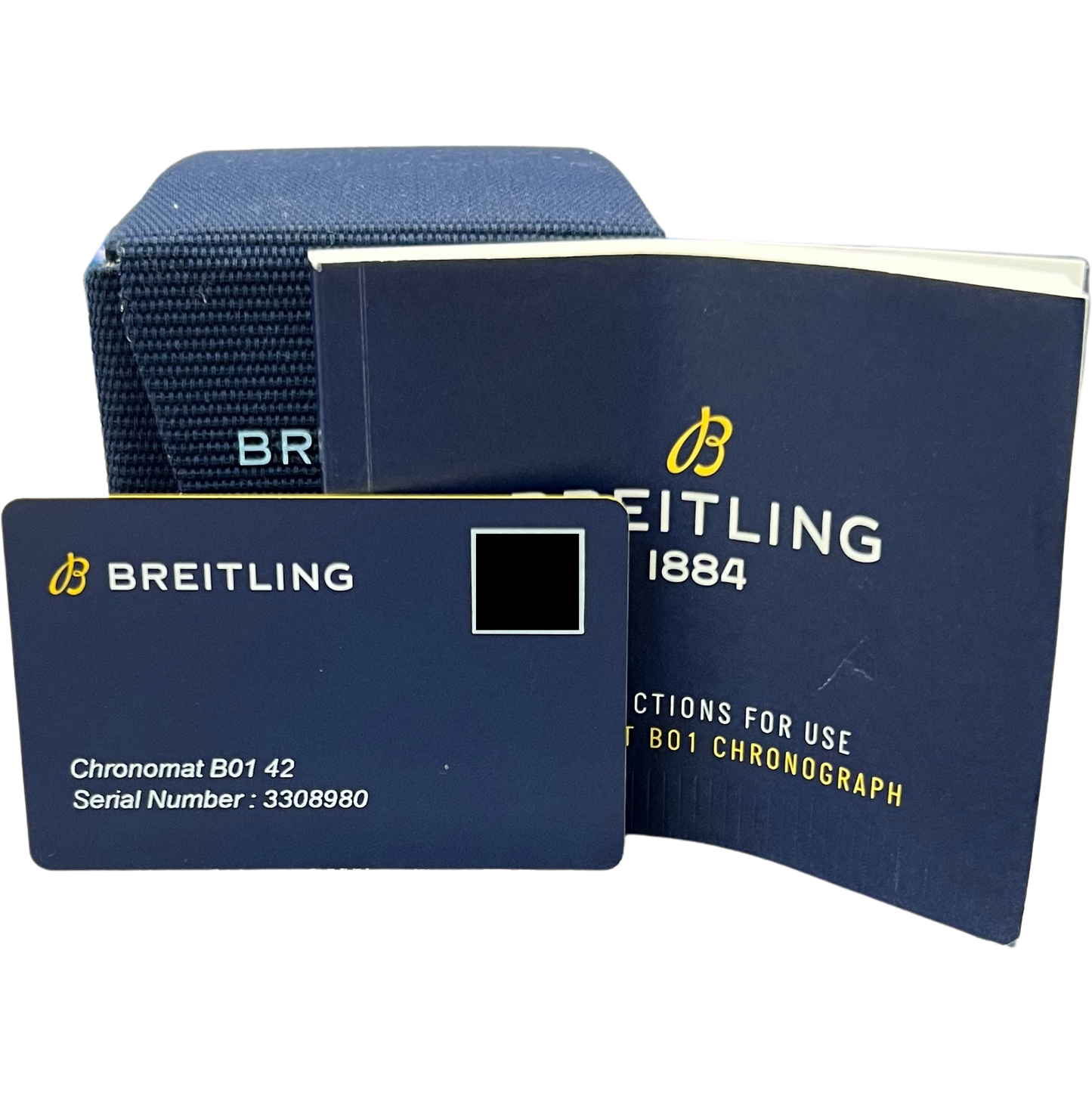 NEW PAPERS Breitling Chronomat B01 Silver Two-Tone Gold Steel 42mm IB0134 BOX