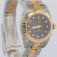 NOS STICKERED PAPERS Rolex Oyster Perpetual 24mm FACTORY BLACK DIAMOND 76193 BOX