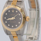 NOS STICKERED PAPERS Rolex Oyster Perpetual 24mm FACTORY BLACK DIAMOND 76193 BOX