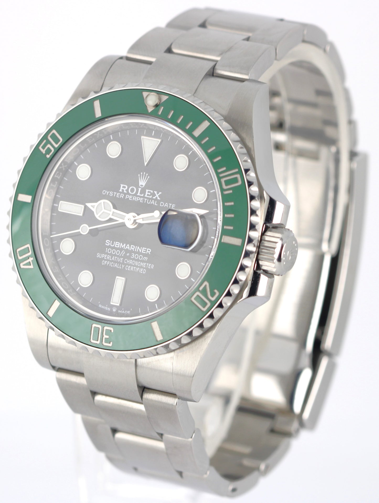 Rolex Submariner Date Green STARBUCKS Steel Black 41mm MKII 126610LV Watch