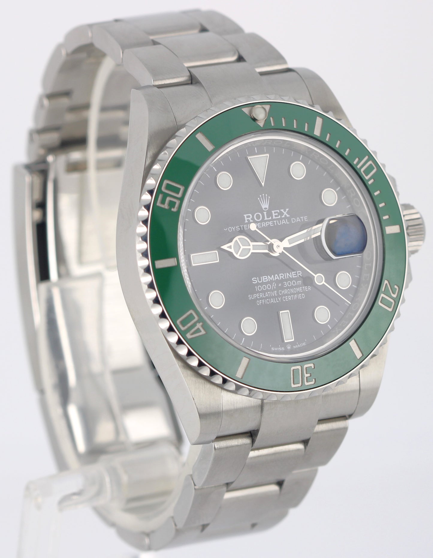 Rolex Submariner Date Green STARBUCKS Steel Black 41mm MKII 126610LV Watch
