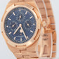 Vacheron Constantin Overseas Perpetual Calendar Blue 18K Rose Gold 4300V BOX