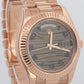 Rolex Day-Date II 41mm President Brown CHOCOLATE WAVE 18K Rose Gold 218235 BOX