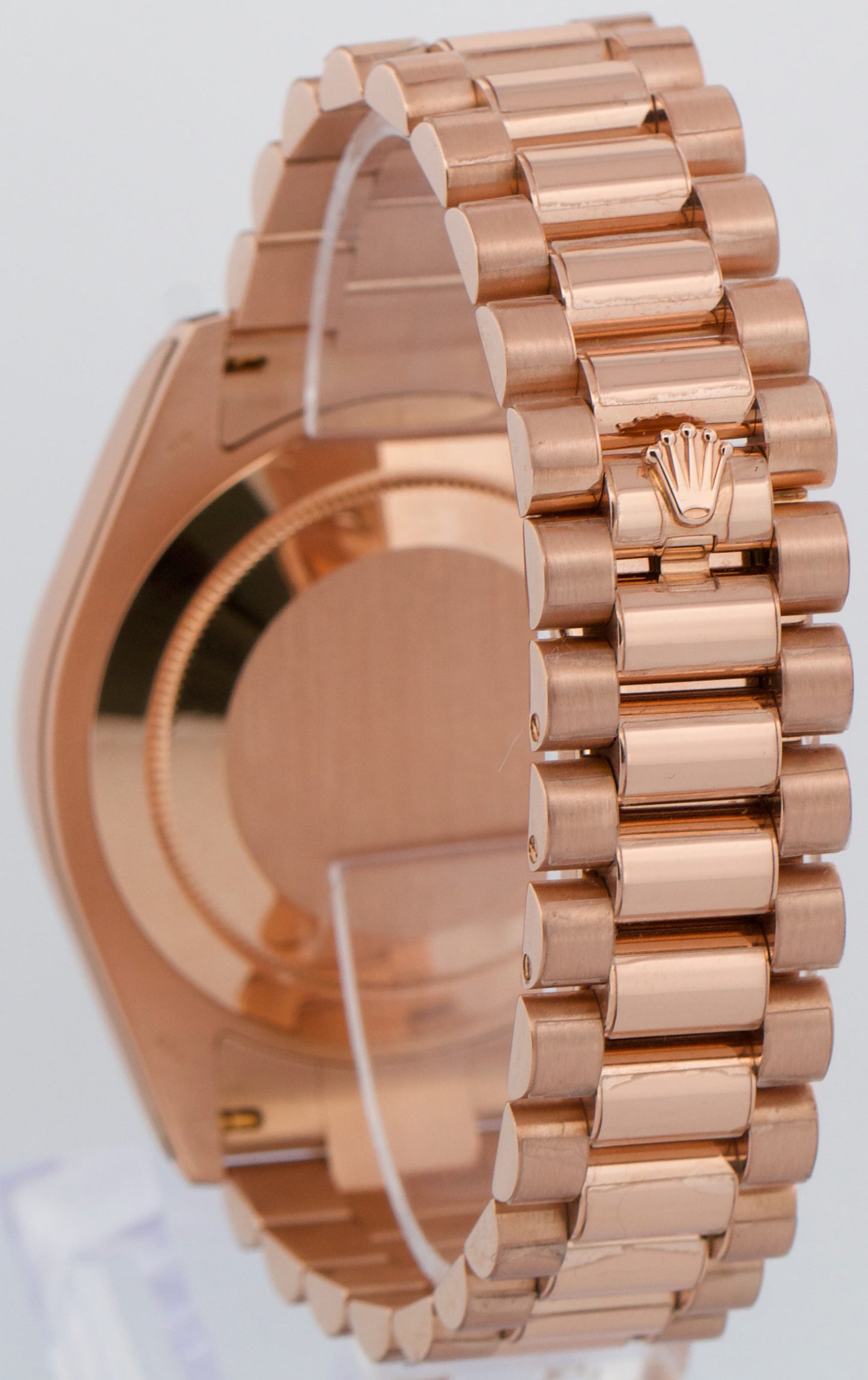 Rolex Day-Date II 41mm President Brown CHOCOLATE WAVE 18K Rose Gold 218235 BOX