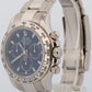 PAPERS Rolex Daytona Cosmograph BLUE 18K White Gold 40mm Watch 116509 BOX