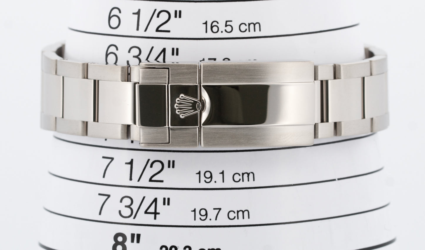 PAPERS Rolex Daytona Cosmograph BLUE 18K White Gold 40mm Watch 116509 BOX