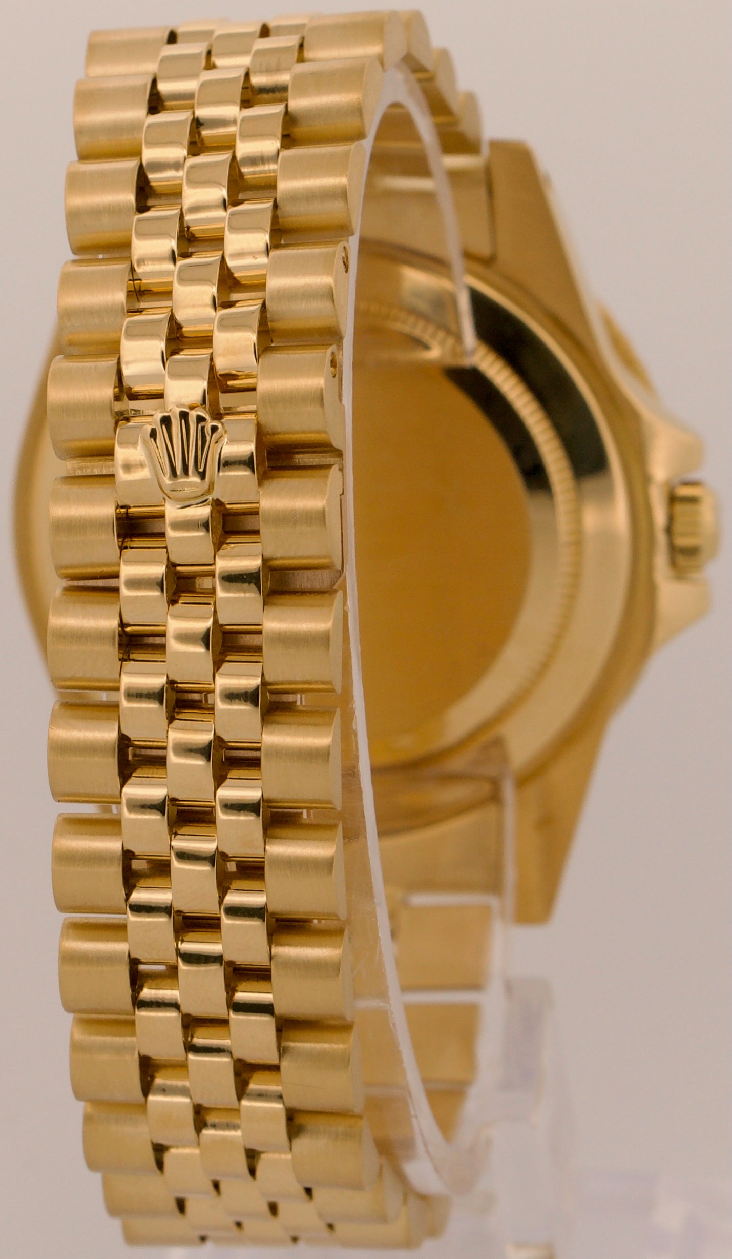 Rolex GMT-Master BLACK 18K Yellow Gold Jubilee Automatic 40mm Watch 16758