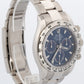 2022 PAPERS Rolex Daytona Cosmograph BLUE 18K White Gold 40mm Watch 116509 BOX
