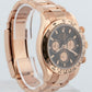 Rolex Daytona Cosmograph BLACK 18K Rose Gold 40mm Oyster 116505 Watch
