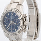 2022 PAPERS Rolex Daytona Cosmograph BLUE 18K White Gold 40mm Watch 116509 BOX