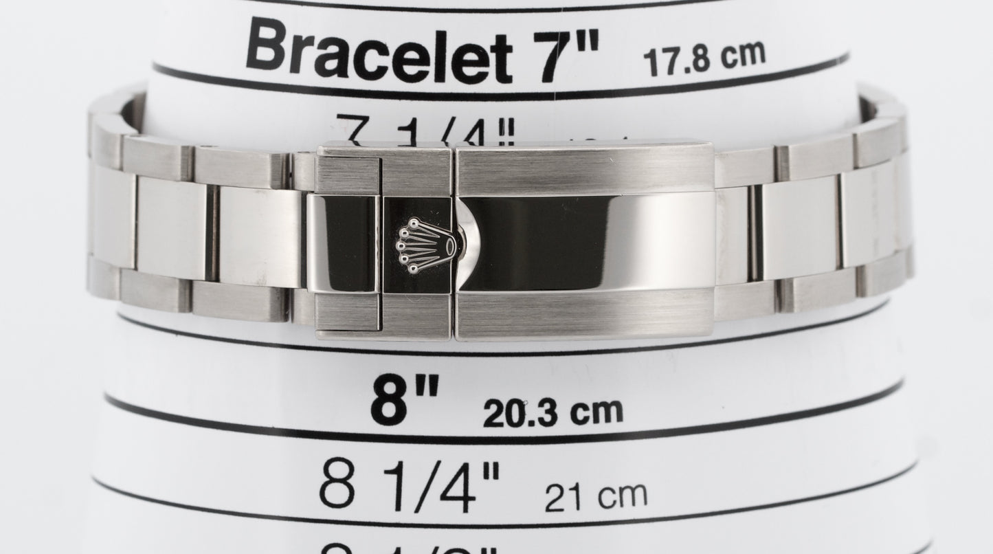 2022 PAPERS Rolex Daytona Cosmograph BLUE 18K White Gold 40mm Watch 116509 BOX