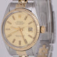 Rolex DateJust 36mm CHAMPAGNE Two-Tone 14K Yellow Gold Stainless Watch 16013