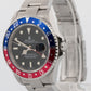 2005 PAPERS Rolex GMT-Master II PEPSI Red Blue Steel 40mm 16710 Watch BOX