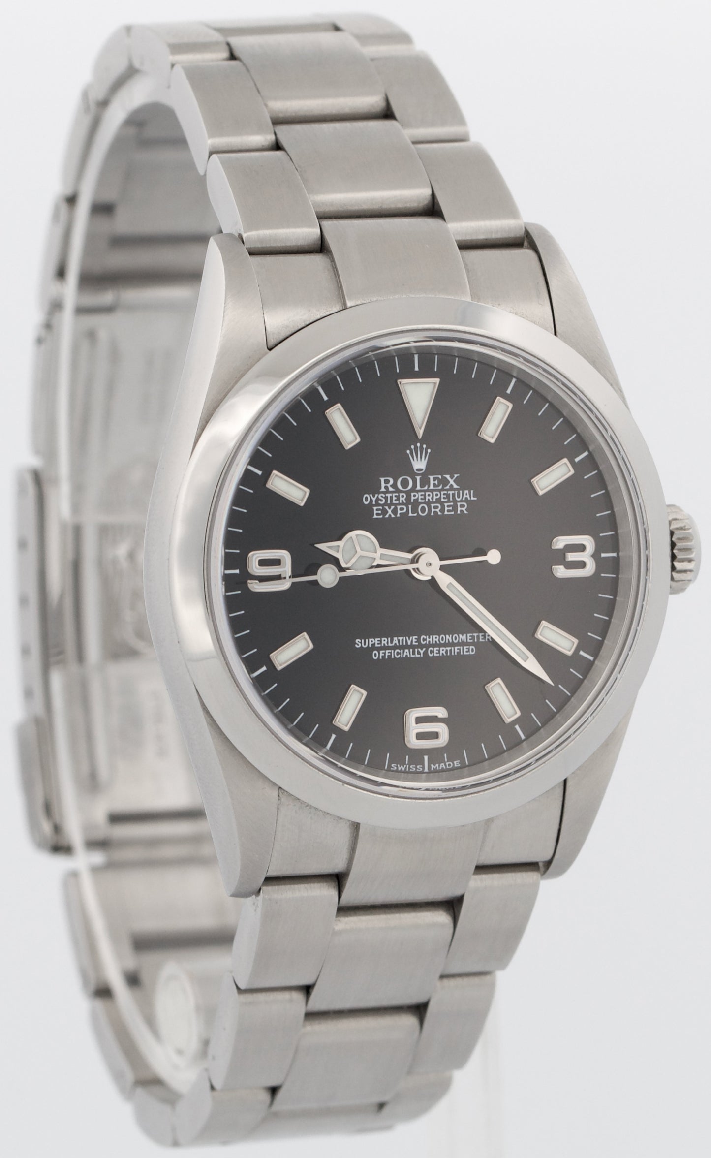 2025 CPO Rolex Explorer I Black 36mm 3-6-9 Stainless Steel Oyster MK2 114270