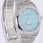 2023 Rolex Oyster Perpetual FACTORY Turquoise Tiffany Blue 36mm 126000 Watch BOX