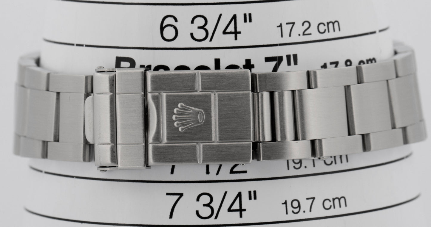 2005 PAPERS Rolex GMT-Master II PEPSI Red Blue Steel 40mm 16710 Watch BOX