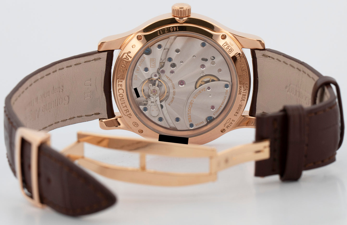 Jaeger-LeCoultre Master Eight Day 18K Rose Gold 41.5mm 146.2.17 / Q1602420 Watch