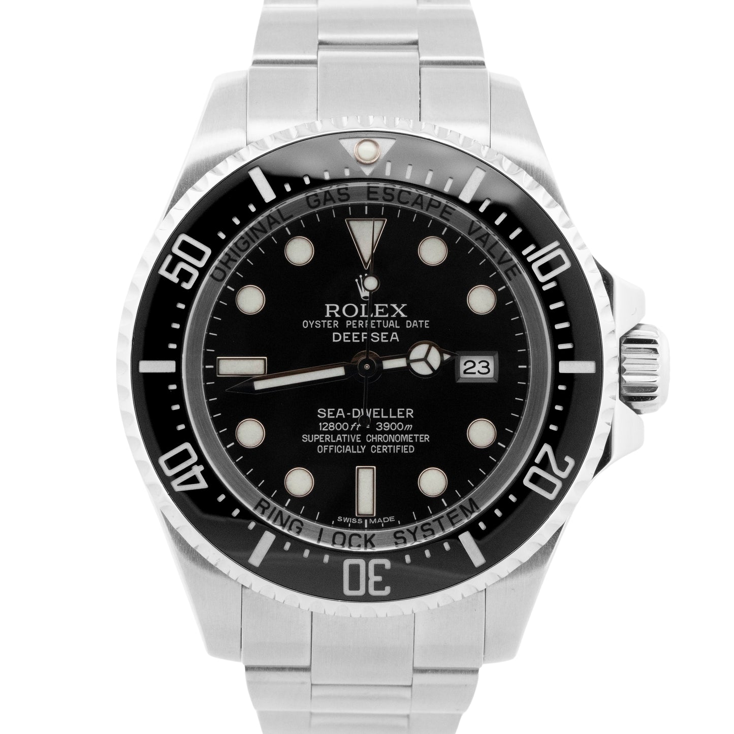 Rolex Sea-Dweller Deepsea BLACK Stainless Steel 44mm 116660 Watch BOX