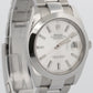 PAPERS Rolex DateJust 41mm SILVER Stainless Steel Smooth OYSTER 126300 Watch BOX
