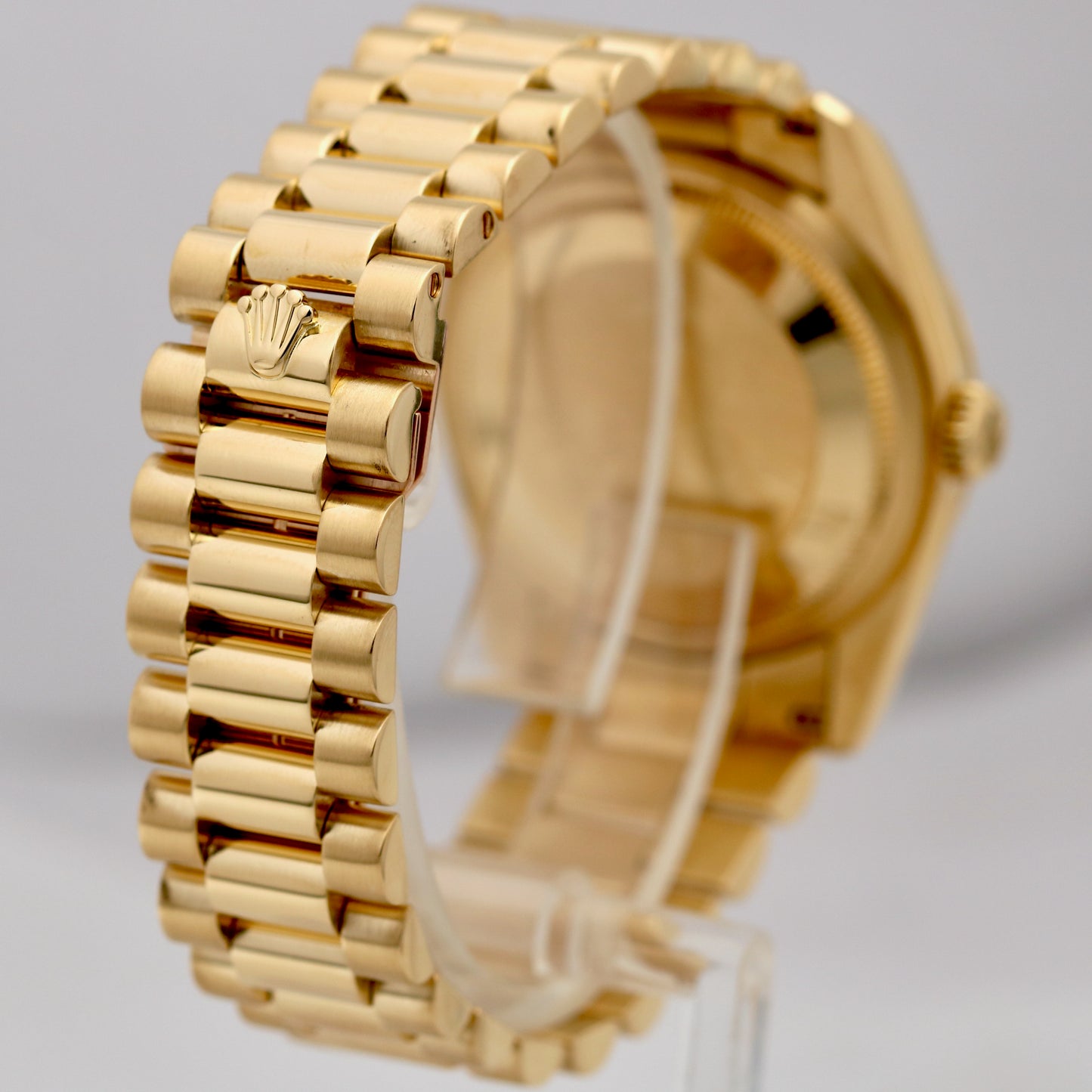 MINT Rolex Day-Date President HEAVY BAND 18K Gold DIAMOND 118238 36mm Watch