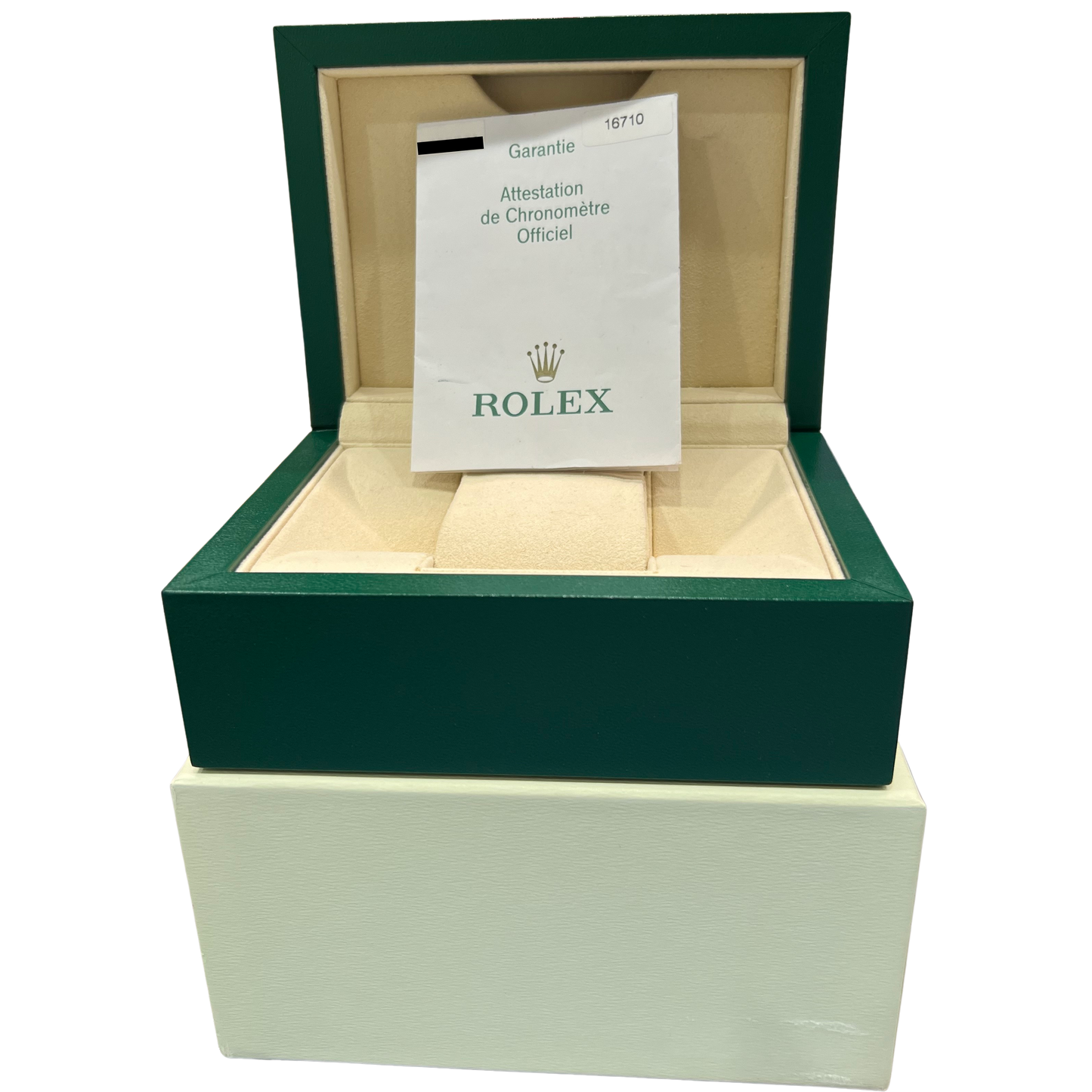 PAPERS UNPOLISHED Rolex GMT-Master II PEPSI Red Blue Steel NO-HOLES 16710 BOX