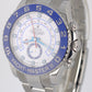 Rolex Yacht-Master II BLUE HANDS Stainless Steel White 44mm 116680 Watch
