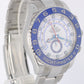 Rolex Yacht-Master II BLUE HANDS Stainless Steel White 44mm 116680 Watch