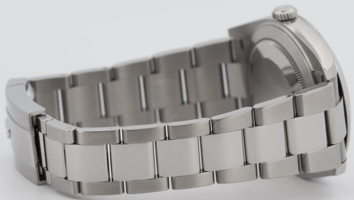 PAPERS Rolex DateJust 41mm SILVER Stainless Steel Smooth OYSTER 126300 Watch BOX