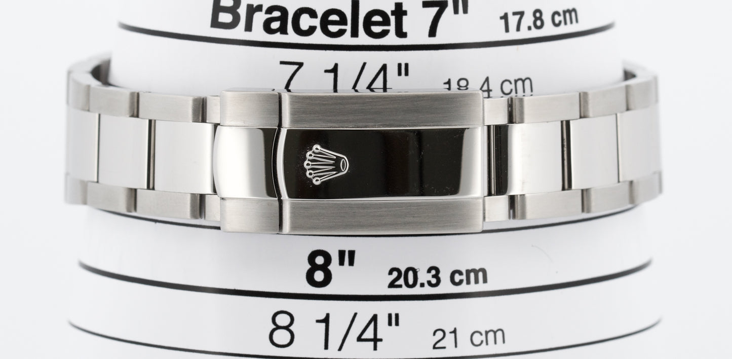 PAPERS Rolex DateJust 41mm SILVER Stainless Steel Smooth OYSTER 126300 Watch BOX