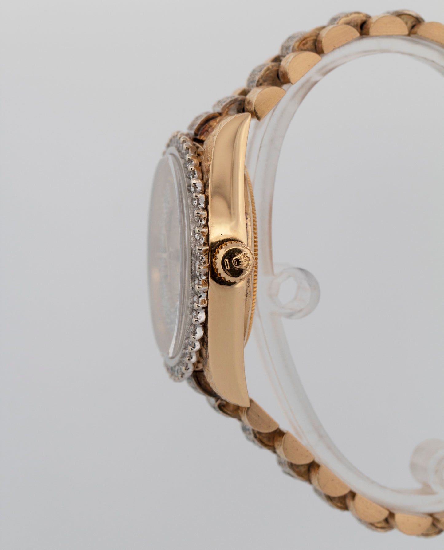 Rolex Day-Date President DIAMOND CHAMPAGNE 18K Yellow Gold 36mm 18038 Watch