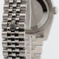 UNPOLISHED PAPERS Rolex DateJust 36mm WHITE ROMAN Steel JUBILEE 18K 116234 BOX