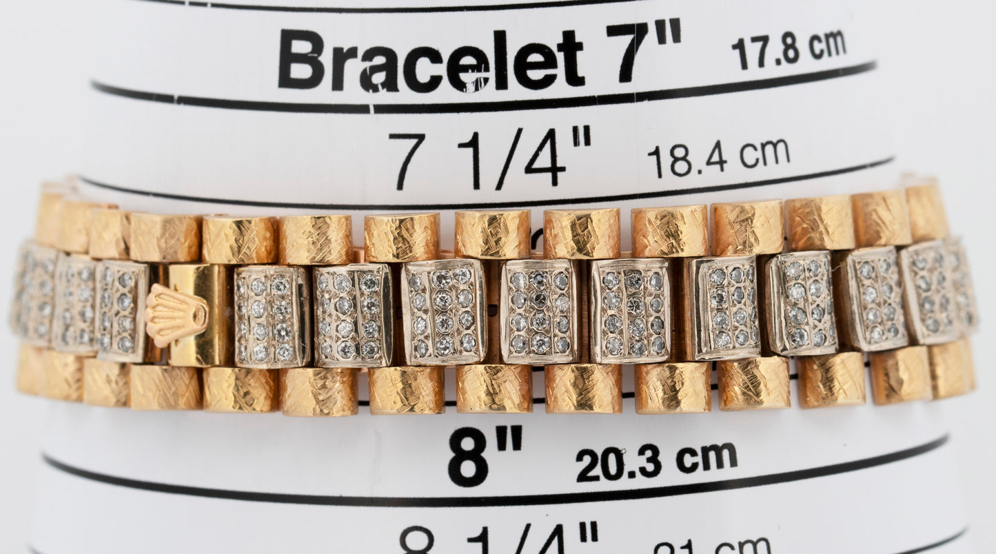 Rolex Day-Date President DIAMOND CHAMPAGNE 18K Yellow Gold 36mm 18038 Watch