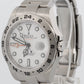 UNPOLISHED 2020 NFC PAPERS Rolex Explorer II 42mm POLAR WHITE Orange 216570 BOX