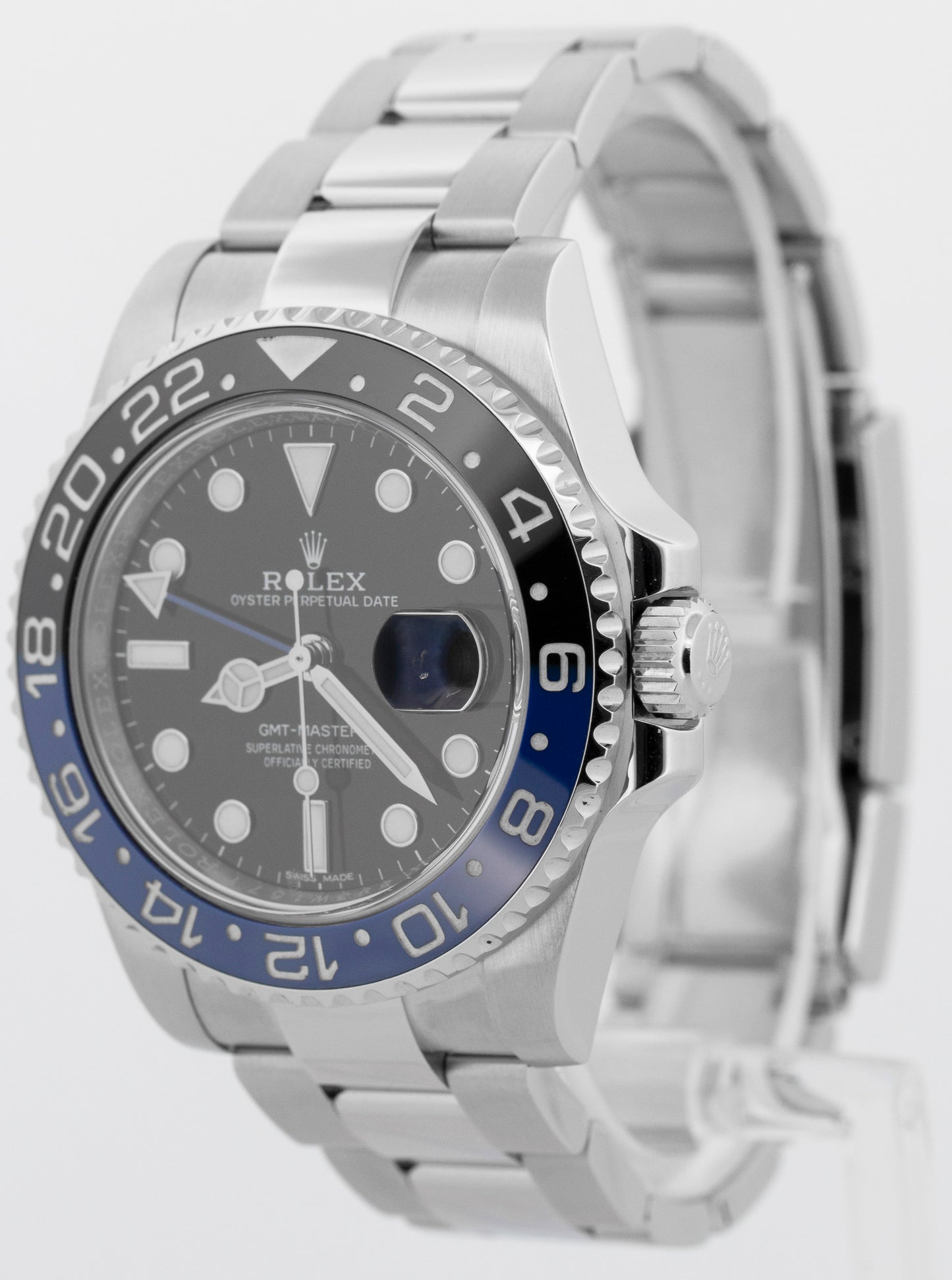 Rolex GMT-Master II Batman BLACK Stainless Steel 40mm 116710 BLNR Watch