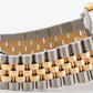Rolex DateJust 36mm CHAMPAGNE DIAMOND 18K Yellow Gold Steel JUBILEE 16233 Watch
