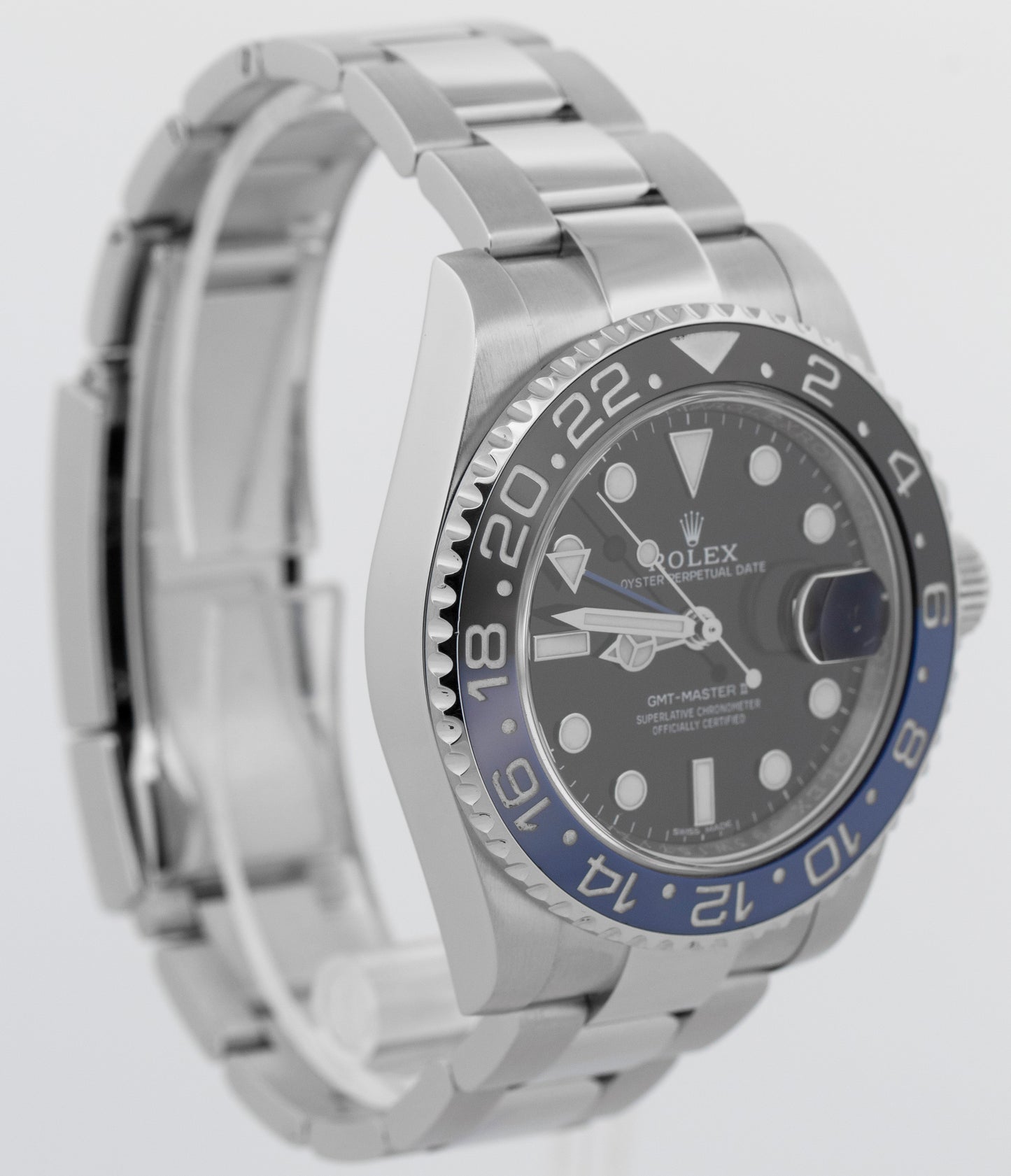 Rolex GMT-Master II Batman BLACK Stainless Steel 40mm 116710 BLNR Watch