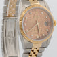 Rolex DateJust 36mm COPPER JUBILEE DIAMOND 18K Yellow Gold Steel JUBILEE 16233