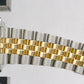 Rolex DateJust 36mm CHAMPAGNE DIAMOND 18K Yellow Gold Steel JUBILEE 16233 Watch