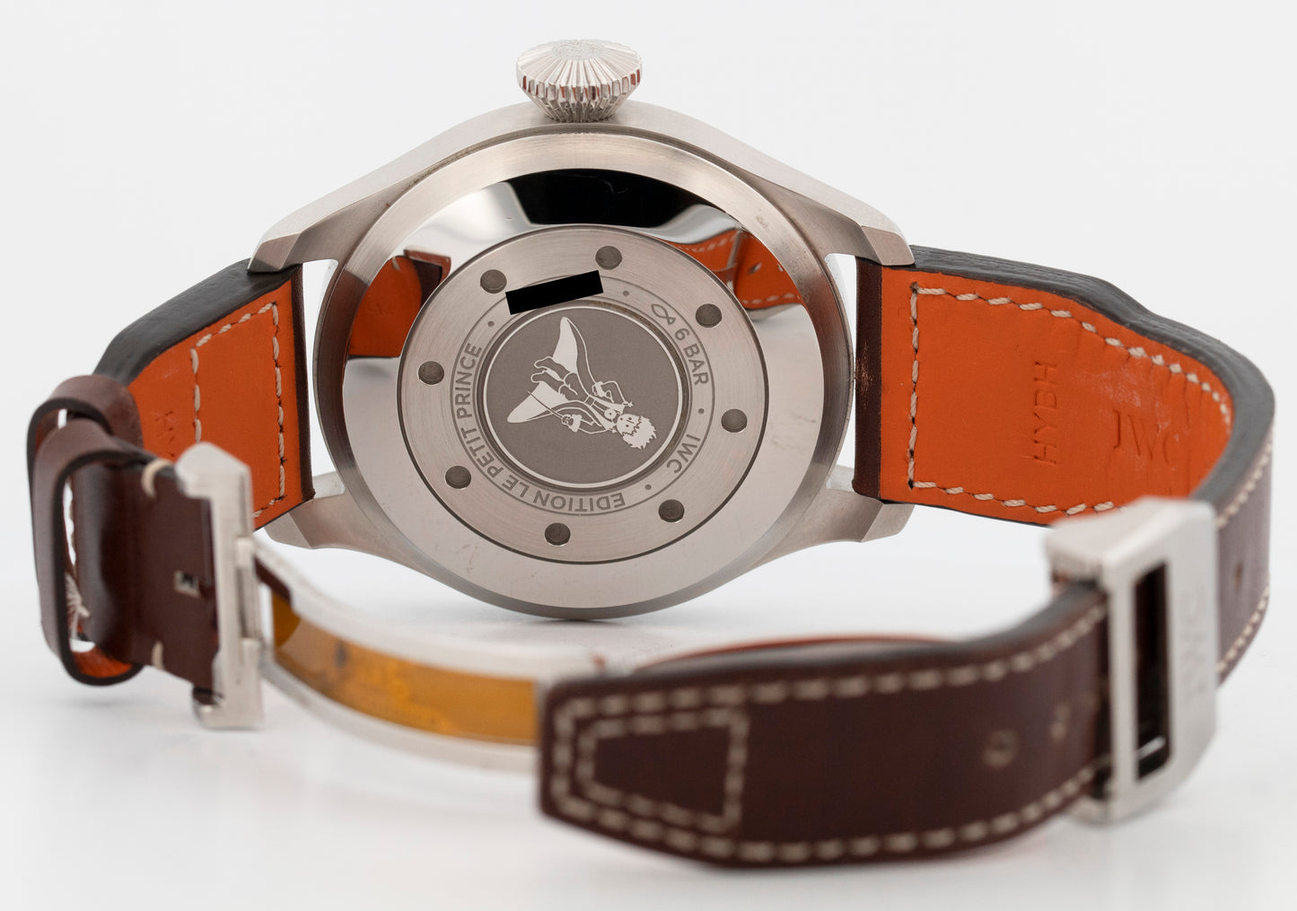 PAPERS IWC Big Pilot Le Petit Prince BLUE Steel 46mm IW500916 Watch BOX