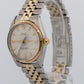 Rolex Oyster Perpetual SILVER Two-Tone Yellow Gold Jubilee 34mm 1003 Watch