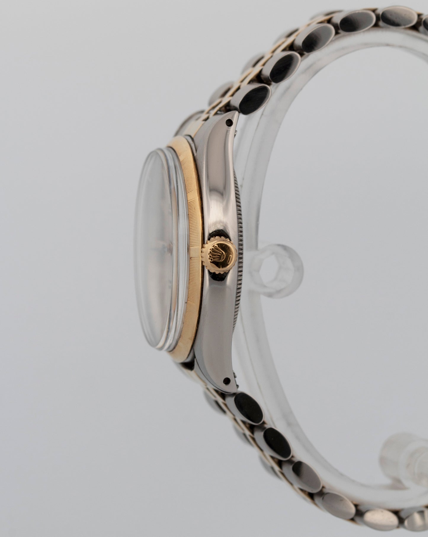 Rolex Oyster Perpetual SILVER Two-Tone Yellow Gold Jubilee 34mm 1003 Watch