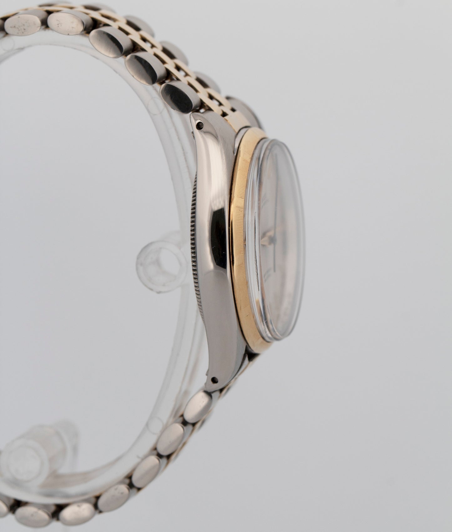 Rolex Oyster Perpetual SILVER Two-Tone Yellow Gold Jubilee 34mm 1003 Watch