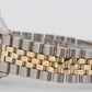 Rolex Oyster Perpetual SILVER Two-Tone Yellow Gold Jubilee 34mm 1003 Watch