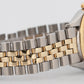 Rolex Oyster Perpetual SILVER Two-Tone Yellow Gold Jubilee 34mm 1003 Watch